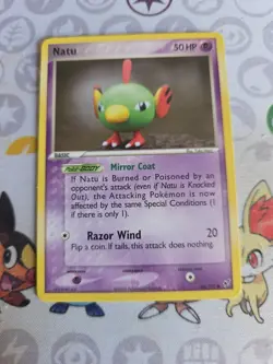Pokemon TCG Natu EX Deoxys 66/107 Regular Common - Uncirculated - Image 1