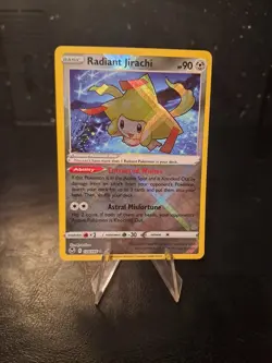 Pokemon SWSH Silver Tempest Radiant Jirachi Card 120/195 Rare - Image 1