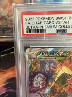 Pokemon TCG Charizard VSTAR SWSH262 Holo Black Star Promo PSA 9 - Image 2