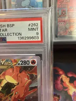 Pokemon TCG Charizard VSTAR SWSH262 Holo Black Star Promo PSA 9 - Image 3