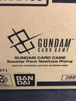 **Sealed Newtype Rising Booster Box Case GD01** English - Gundam Card Game - Image 2