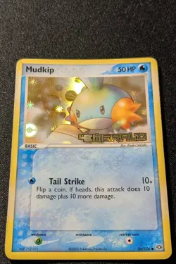 Pokemon EX EMERALD - #56/106 Mudkip - Reverse Holo - ENG - Near Mint - Image 4