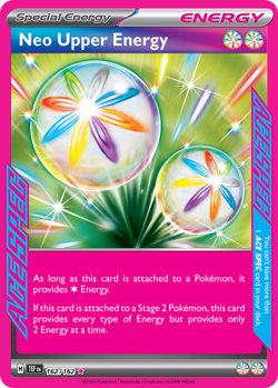 NEO UPPER ENERGY 162/162 ACE SPEC RARE TEMPORAL FORCES POKEMON NEAR MINT - Image 1