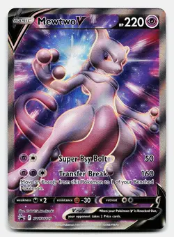 MEWTWO V SWORD & SHIELD PROMO SWSH229 NM PROMO POKEMON - Image 2