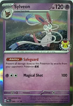 Sylveon 040/131 Holo R Miscellaneous Cards & Products Pokemon NM - Image 1