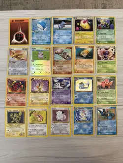 Vintage Pokemon Card Collection 64 Cards WOTC & EX Era – Rares, Holos, Pikachu - Image 4