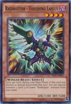 Raidraptor - Vanishing Lanius - SECE-EN011 - Common - Unlimited Edition Near Min - Image 1