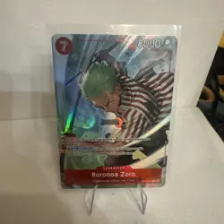 Roronoa Zoro OP14-015 English Foil (Alt Art) One Piece Azure Sea’s Seven - Image 1