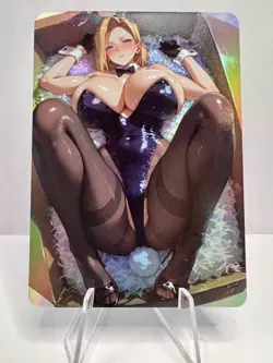 Android 18 Dragon Ball Z Bunny Suit Holo Sexy Goddess Anime Waifu ACG Card - Image 1