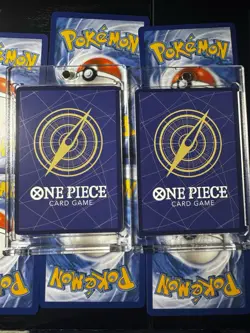 (2) One Piece US Voyage College Basketball promo Monkey D. Luffy Holo Lot of 2 - Image 4