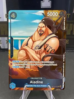 Aladine (Dash Pack) OP14-043 The Azure Sea’s Seven Foil One Piece TCG - Image 1