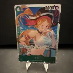 Nami (Alternate Art) OP14-031 The Azure Sea's Seven Foil One Piece - Image 1