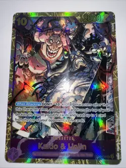 One Piece Kaido & Linlin OP08-119 SEC English NM TCG Two Legends - Image 4