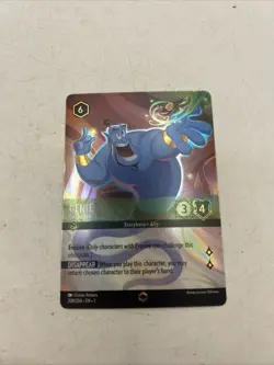 Disney Lorcana TCG Genie On The Job 209/204 Enchanted - Image 1