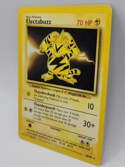 Electabuzz 20/102 Base Set Pokemon Card MP Vintage WOTC 1999 Non-Holo - Image 4