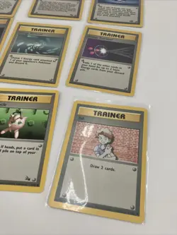 VINTAGE Pokemon lot of 9 TCG Base Set Fossil Jungle Trainer Card WOTC All NM-LP - Image 4