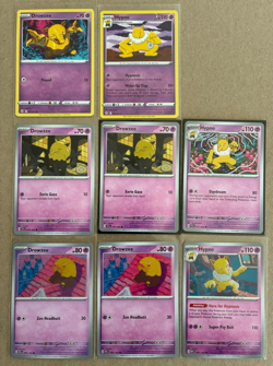 Pokemon - DROWZEE & HYPNO 8 CARD LOT - Evolving Skies, Shrouded Fable, 151 - Image 1