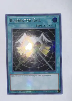 Yu-Gi-Oh Card - GFTP-EN115 - RESONATOR CALL (ultra rare holo) - NM/Mint - Image 1