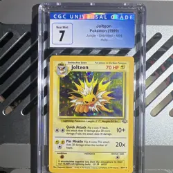 🔥🔥1999 WOTC Pokemon Jungle Card 4/64 Jolteon Holo Graded CGC 7 - Image 1