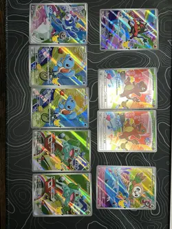 Pokemon First Partner MEP EN 038 Charmander Illustration rare Promo 9 CARD LOT - Image 1