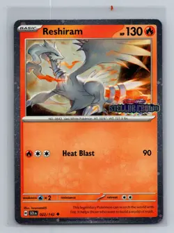 Reshiram (Stellar Crown Stamped) Holo Uncommon Miscellaneous Cards & Products MC - Image 1