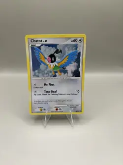 Chatot DP14 Diamond and Pearl Promos Holo Near Mint Condition Pokemon Card - Image 1