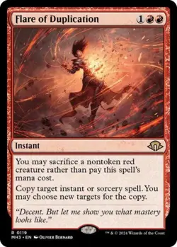 ~ Flare of Duplication ~ NM Foil ~ Modern Horizons 3 ~ MTG ~ - Image 1