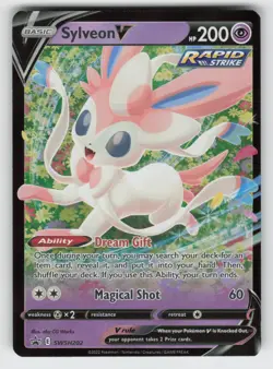 Sylveon V SWSH202 NM Holo SWSD SWSH: Sword & Shield Promo Cards TPO01 - Image 1