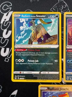 Pokemon TCG Radiant Bundle - 3 Cards - Greninja/Jirachi/Sneasler - Image 2
