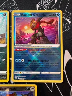 Pokemon TCG Radiant Bundle - 3 Cards - Greninja/Jirachi/Sneasler - Image 3