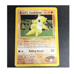 Brock's Sandshrew Pokemon Card 071/132 Gym Heroes 40 HP Regular Common English - Image 1