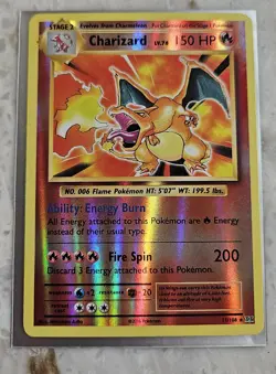Pokemon TCG Charizard 11/108 Rare Reverse Holo Card XY: Evolutions NM - Image 1