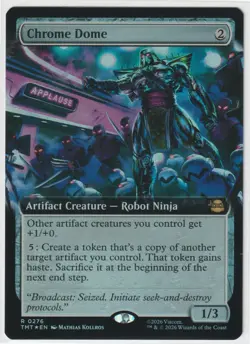 Chrome Dome (Extended Art) 276 TMT Magic: The Gathering R Foil NM - Image 1