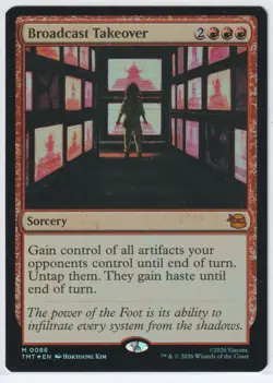 Broadcast Takeover 86 Magic: The Gathering TMT M Foil NM - Image 1