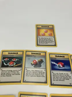 VINTAGE Pokemon lot of 19 TCG Base Set Jungle Fossil Trainer Card WOTC All NM-LP - Image 4