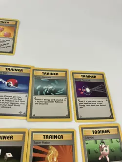 VINTAGE Pokemon lot of 19 TCG Base Set Jungle Fossil Trainer Card WOTC All NM-LP - Image 5