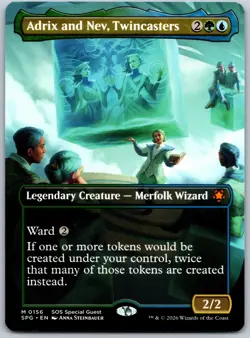Adrix and Nev, Twincasters (Borderless) M Special Guests 156 NM - Image 1