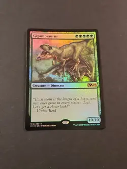 MTG Gigantosaurus Foil M19 NM/M - Image 1