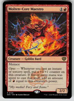 Molten-Core Maestro Rare Secrets of Strixhaven 125 MTG Near Mint 2026 - Image 1