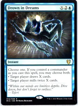 #13 Drown in Dreams MTG Commander: Innistrad: Midnight Hunt Rare - Image 1