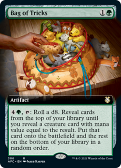 Bag of Tricks (Extended Art) Adventures in the Forgotten Realms Commander NM - Image 1