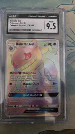 Pokemon Banette GX Secret SM Celestial Storm CGC 9.5 RAINBOW - Image 1