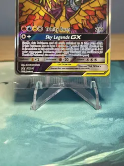 Pokemon TCG Stained Glass Bird Trio Moltres, Zapdos, Articuno (Promo SM210) - Image 5