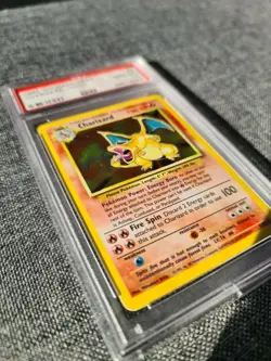 1999 Pokemon Charizard Holo Base Set PSA 10 Gem Mint #4 - Image 5