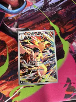 Ethan's Typhlosion Full Art IR 190/182 Pokemon Destined Rivals Nm - Image 1