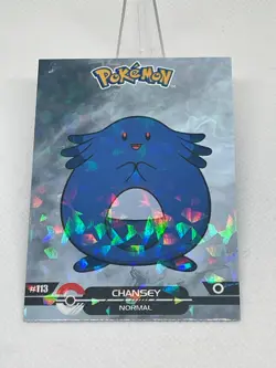 Chansey #113 - Cracked Ice Holo - Crystal Dark Black 2025 - Pokemon Card - Image 3