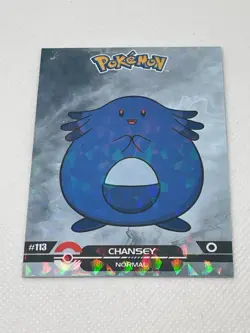 Chansey #113 - Cracked Ice Holo - Crystal Dark Black 2025 - Pokemon Card - Image 4