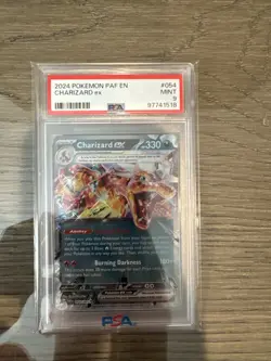 2024 Pokemon Charizard Ex #054 PSA MINT 9 - Image 1