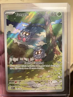 Pokemon Tangela 178/165 Scarlet & Violet 151 Illustration Rare Full Art Holo - Image 1