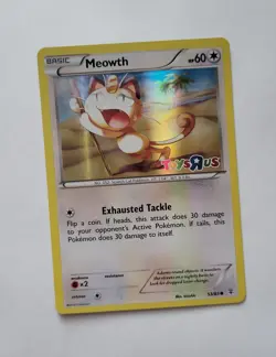 Pokemon Meowth 53/83 Holo Toys R US Generations Promo TCG Card 2016 English ENG - Image 1